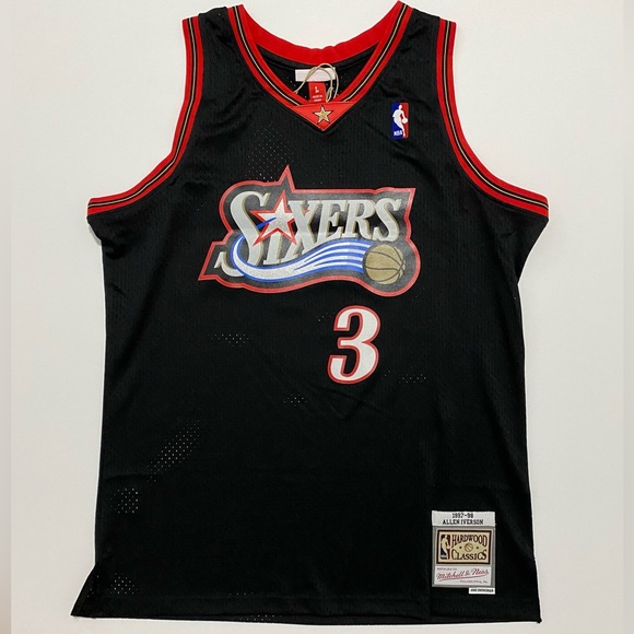 Allen Iverson Jersey Philadelphia Sixers size S To XXL - Picture 2 of 5
